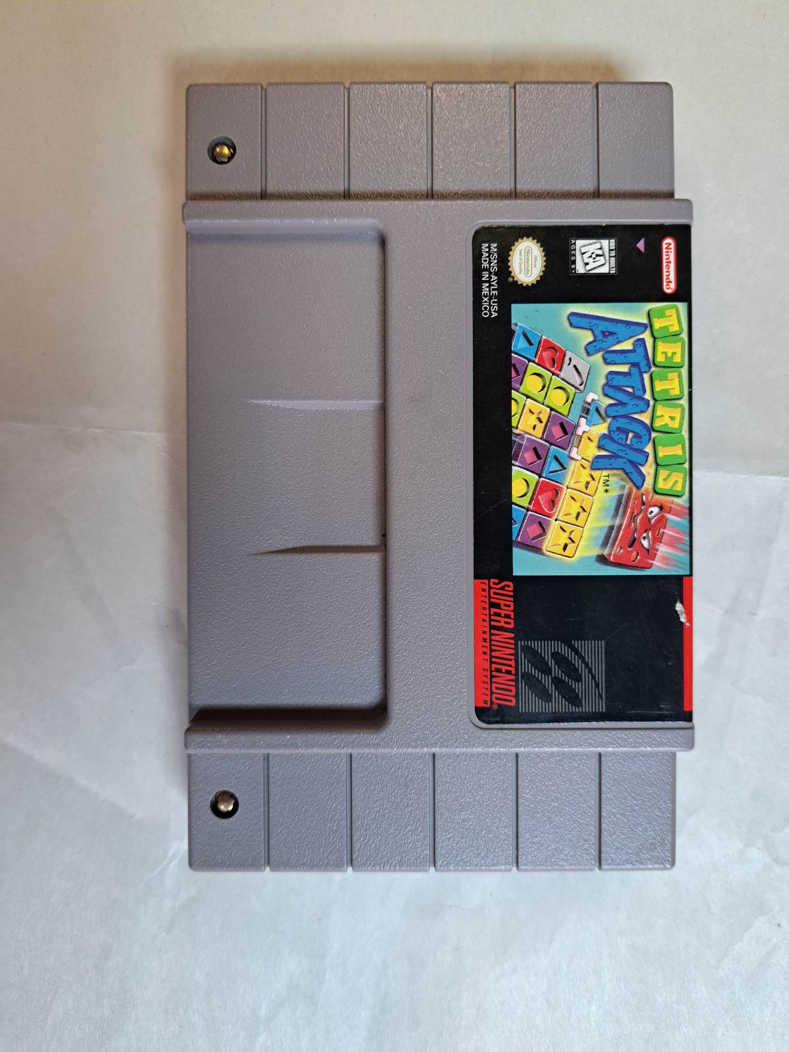 SUPER NINTENDO - TETRIS ATTACK - CARTRIDGE ONLY (01)